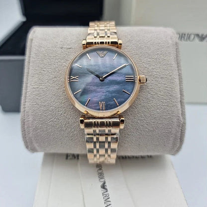 Montre Femme Emporio Armani AR11145 Gianni T-Bar Or Rose
