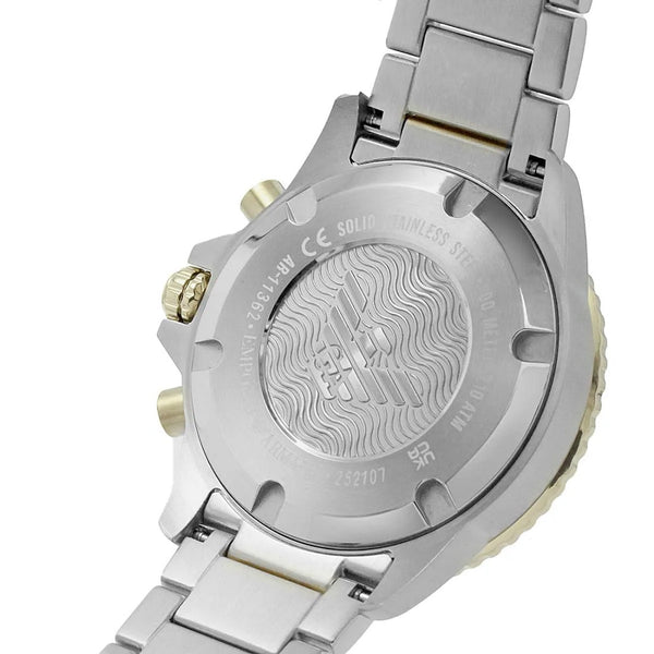 Emporio Armani AR11362 Diver Men's Two-Tone Gold Watch
