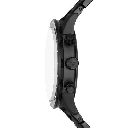 Montre Emporio Armani AR11472 Mario pour homme noire et verte
