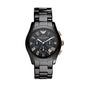Emporio Armani AR1410 Valente Ceramic Men's Black & Rose Gold Watch