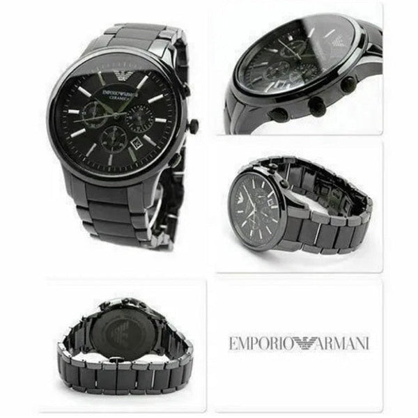 Emporio Armani AR1451 Ceramica Men's Black Ceramic Watch