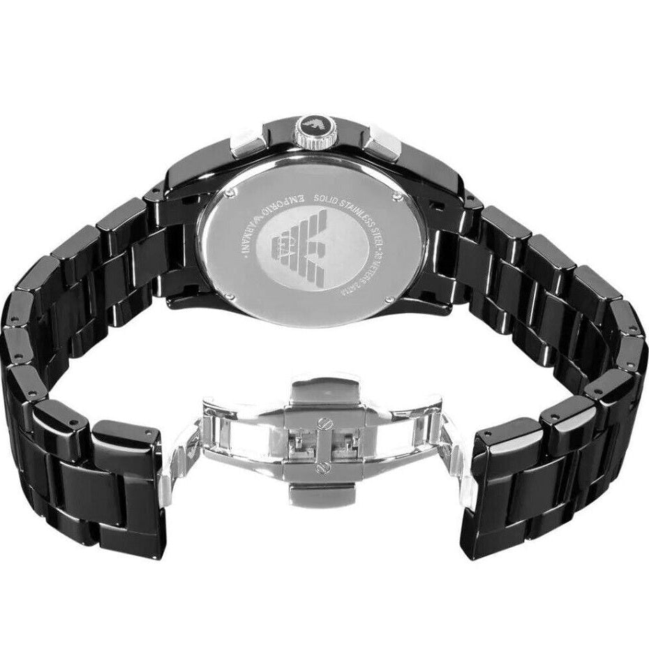 Montre noire femme Emporio Armani AR1455 Ceramica