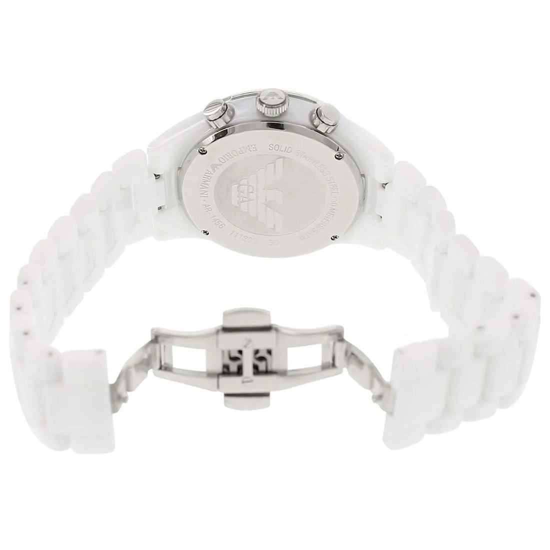 Montre femme Emporio Armani AR1456 Ceramica blanche
