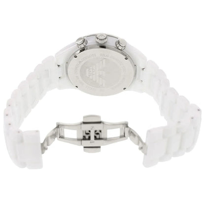 Montre femme Emporio Armani AR1456 Ceramica blanche