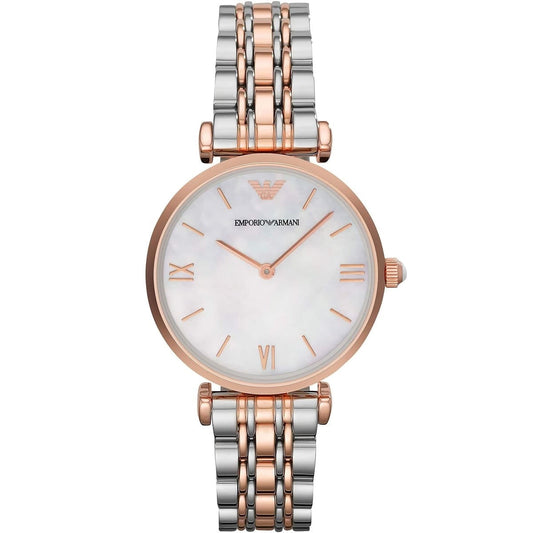 Montre bicolore classique Emporio Armani AR1683 pour femme