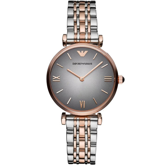 Montre femme bicolore Emporio Armani AR1725 Gianni T-Bar