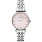 Emporio Armani AR1779 Gianni T-Bar Women's Silver & Pink Watch