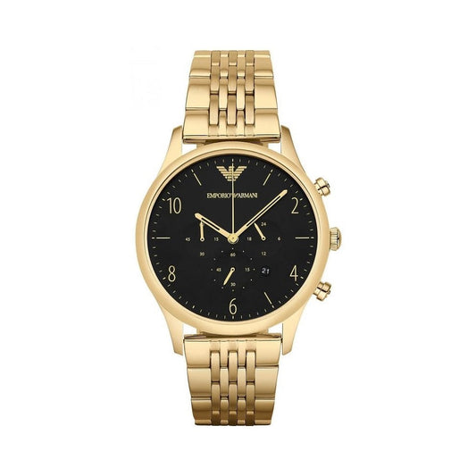 Montre Classique Emporio Armani AR1893 pour Homme Or et Noir