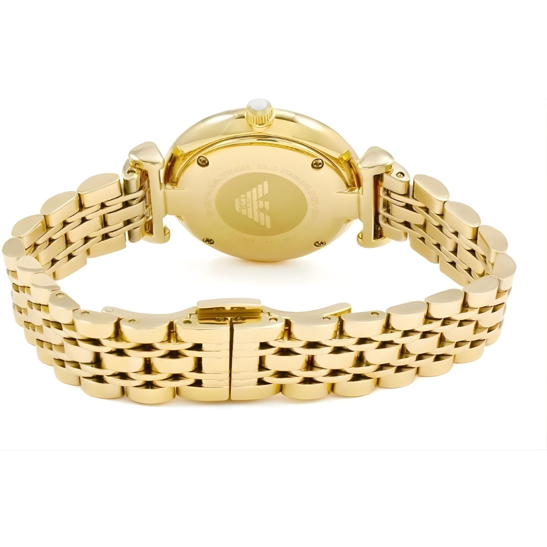 Montre pour femme Emporio Armani AR1907 Gianni T-Bar Dorée
