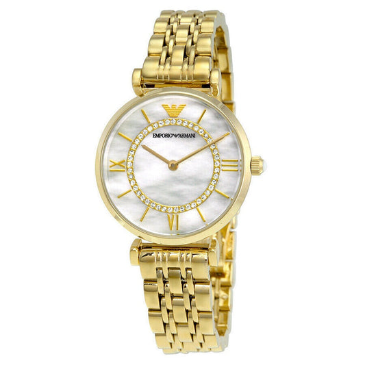 Montre pour femme Emporio Armani AR1907 Gianni T-Bar Dorée