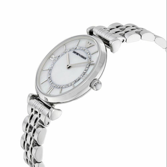 Montre femme argentée Emporio Armani AR1908 Gianni T-Bar