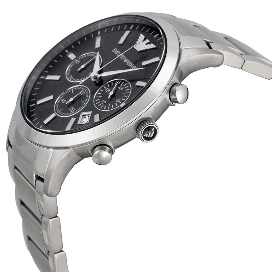Montre homme Emporio Armani AR2434 Renato argentée