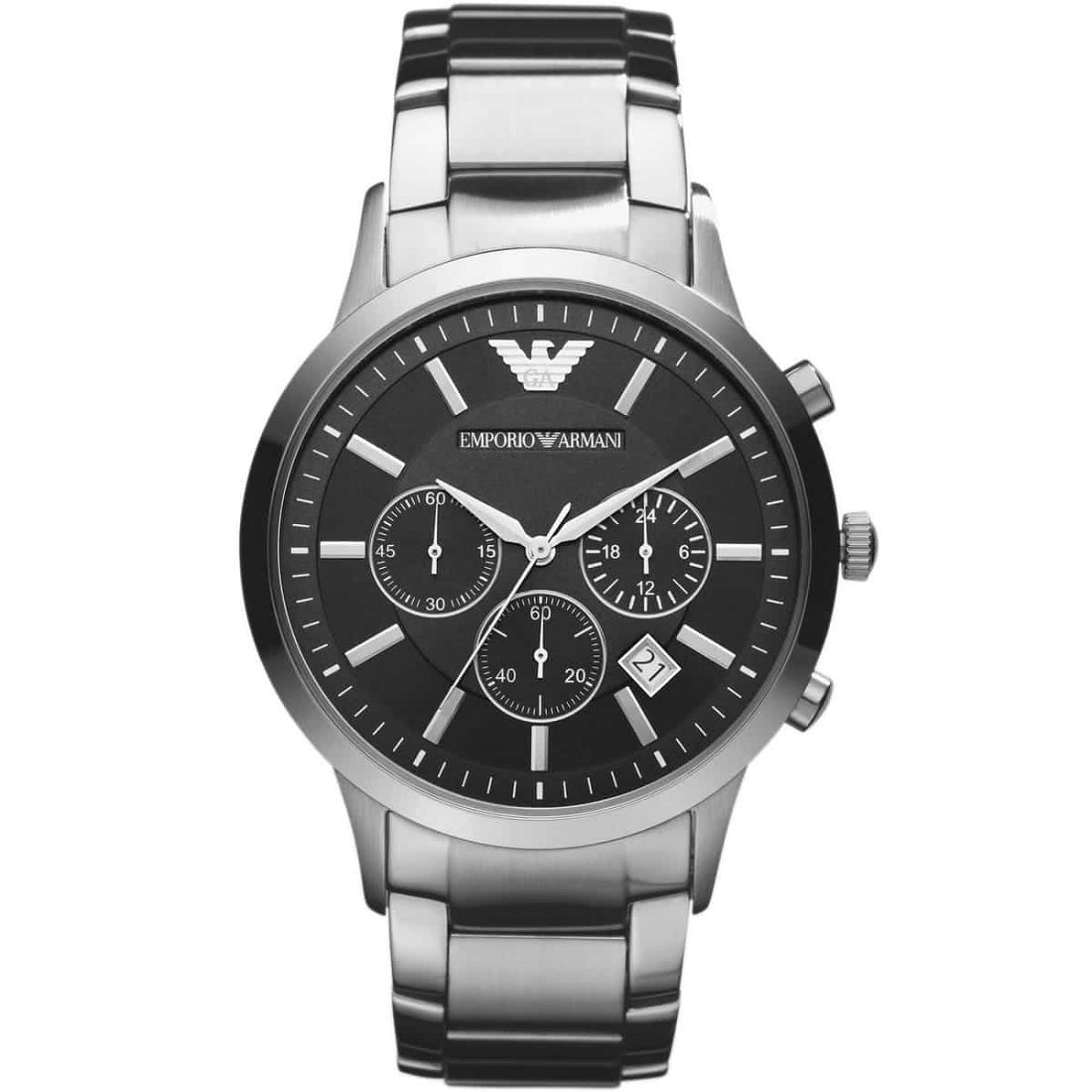 Montre homme Emporio Armani AR2434 Renato argentée