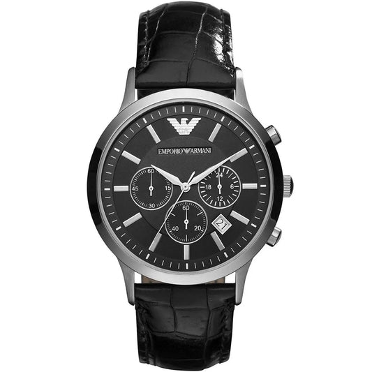 Montre Homme Emporio Armani AR2447 Renato Cuir Noir
