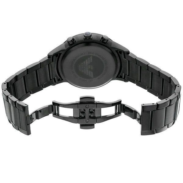 Emporio Armani AR2453 Renato Men's Blackout Watch