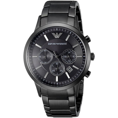 Emporio Armani AR2453 Renato Men's Blackout Watch