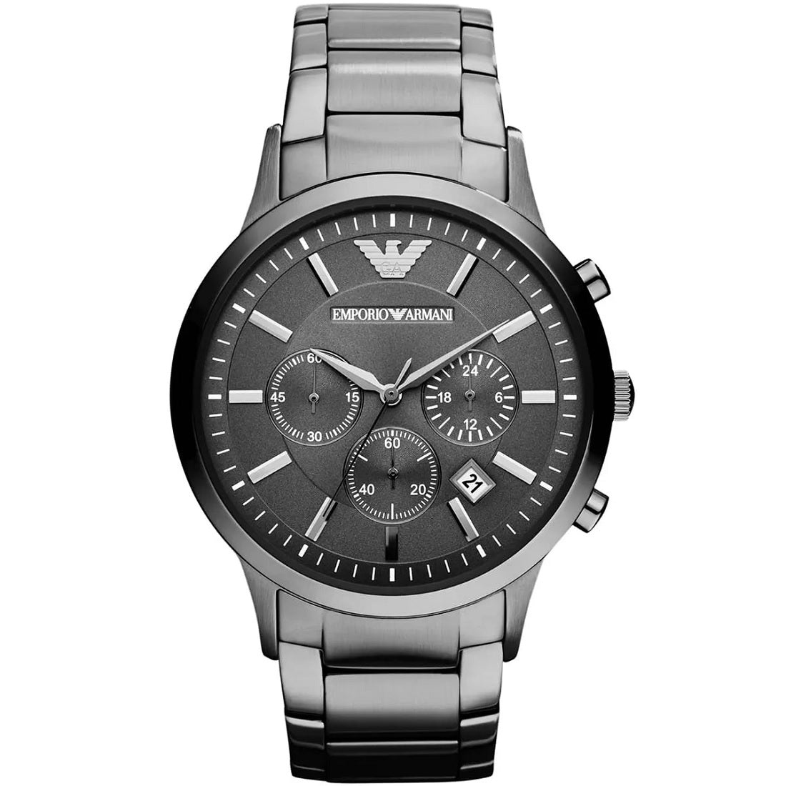 Montre homme Emporio Armani AR2454 Renato gris acier