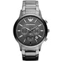 Montre homme Emporio Armani AR2454 Renato gris acier