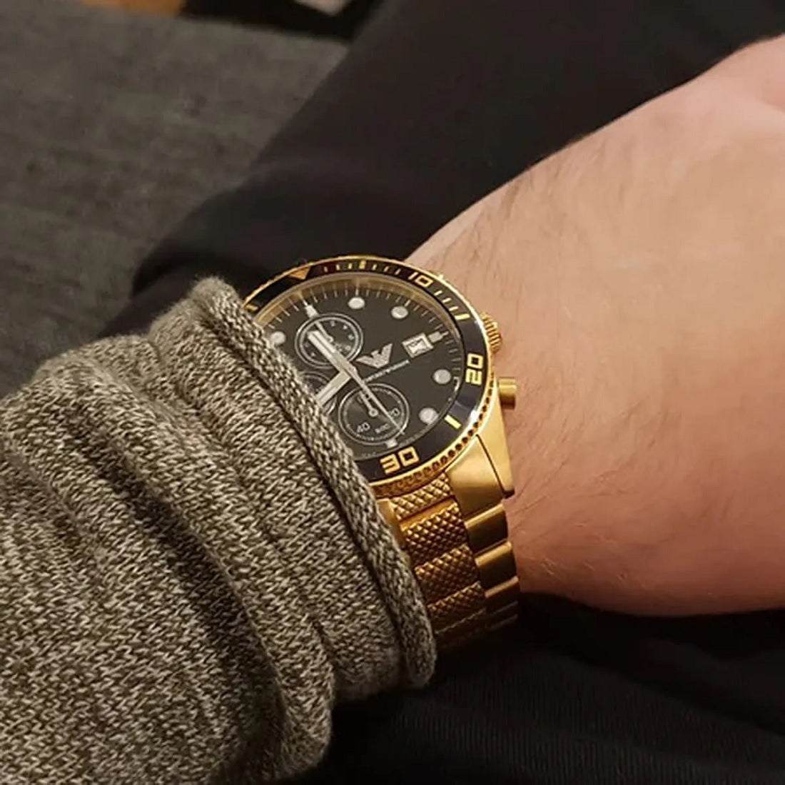Montre Classique Emporio Armani AR5857 Or pour Homme