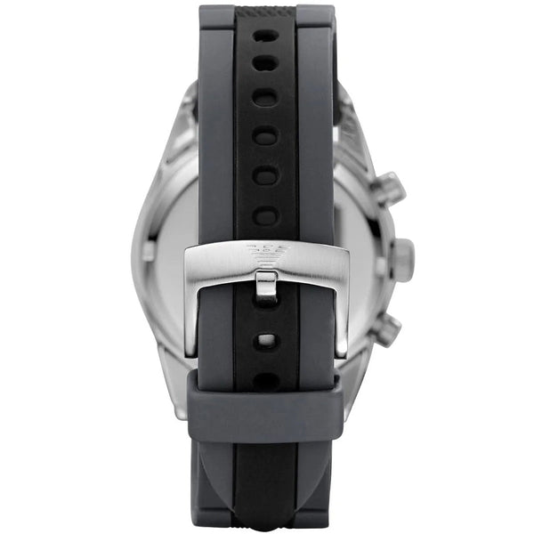 Emporio Armani AR5866 Sportivo Men's Black & Grey Silicone Watch