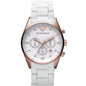 Montre Homme Emporio Armani AR5919 Sportivo Blanc et Or Rose