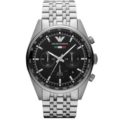 Montre Homme Emporio Armani AR5983 Tazio Argent & Noir