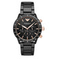 Emporio Armani AR70002 Mario Men's Black Ceramic Watch