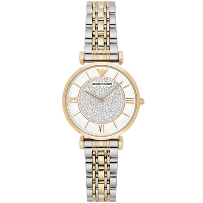Emporio Armani AR8031 Gianni T-Bar Women's Two-Tone Watch