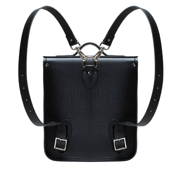 Sac à dos de ville en cuir fait main - Executive noir