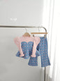 Girls' Casual Sports Set With Cute Print