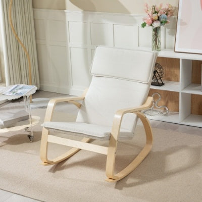 Upholstered Lounge Chair Recliner With High Back