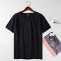 Men's Thin Ice Silk Seamless Short Sleeve T-shirt