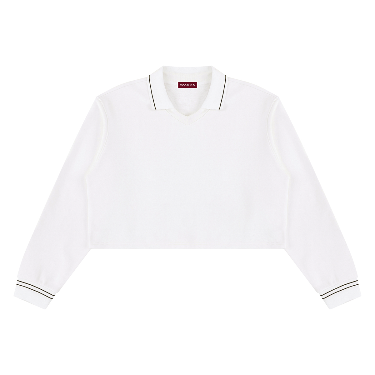 Women's Crop Collared Sweatshirt 410GSM