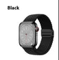 Magnetic Buckle Woven Loop Integrated Strap