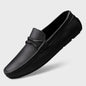 Genuine Leather Slip-on Lofter Peas
