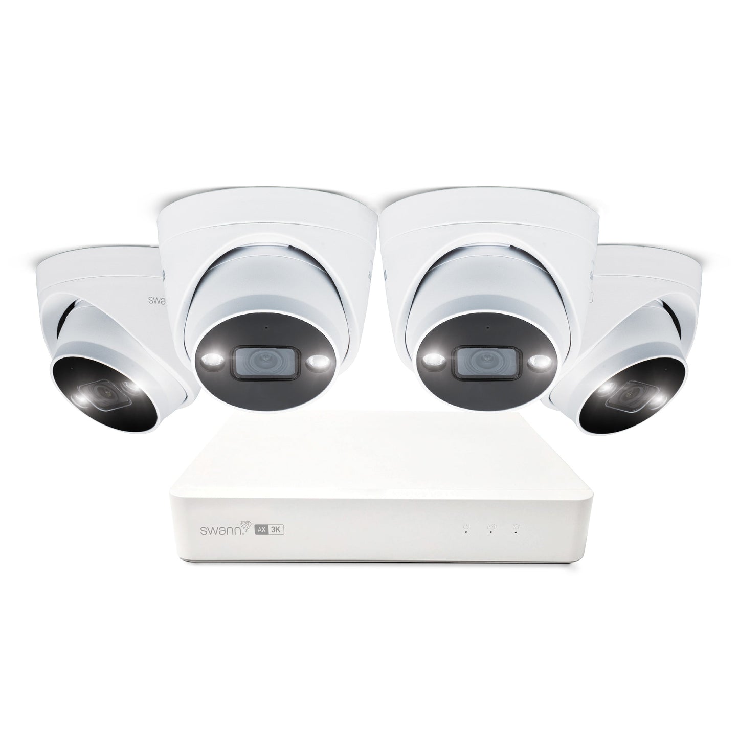 Swann AdvancedX 5MP 1TB 8-Channel Wired NVR CCTV with 4 Dome Camera Kit