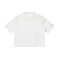 Unisex Lace Paneling V-Neck T-Shirt