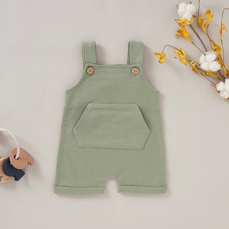 Embroidery Children's Overalls
