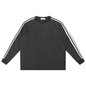 Snow Washed Contrast Tape Sweatshirt