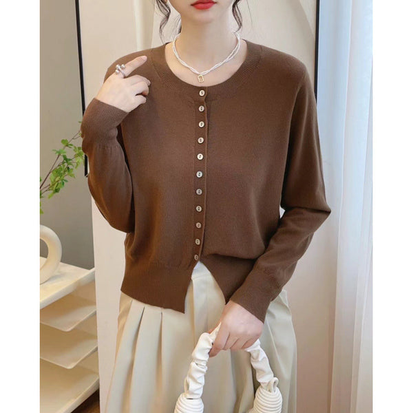 Knitted Sweater Small Cardigan Women