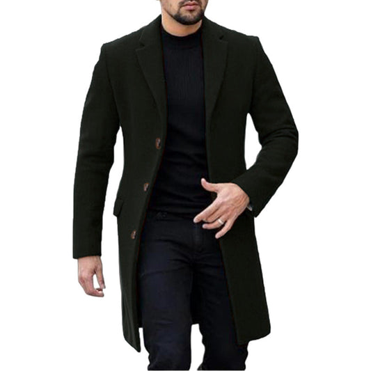 Gilet cardigan droit en laine pour homme