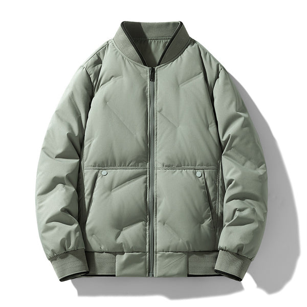 Mens Warm Baseball Jacket - Stuffs & Savers