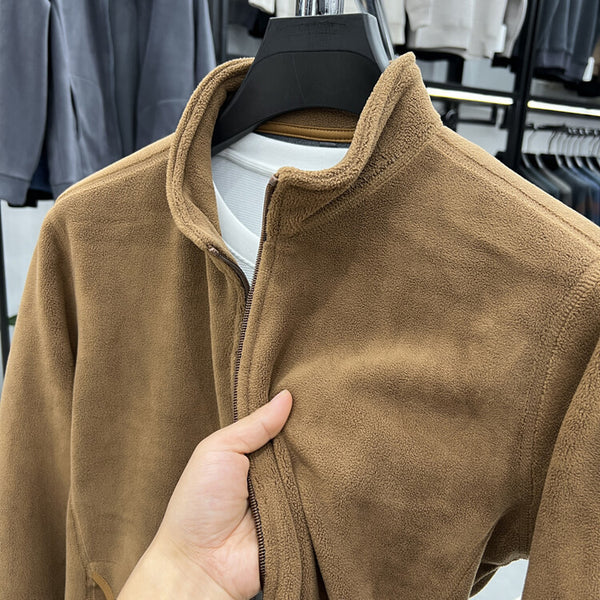 Men's Thermal Fleece Stand-Collar Coat