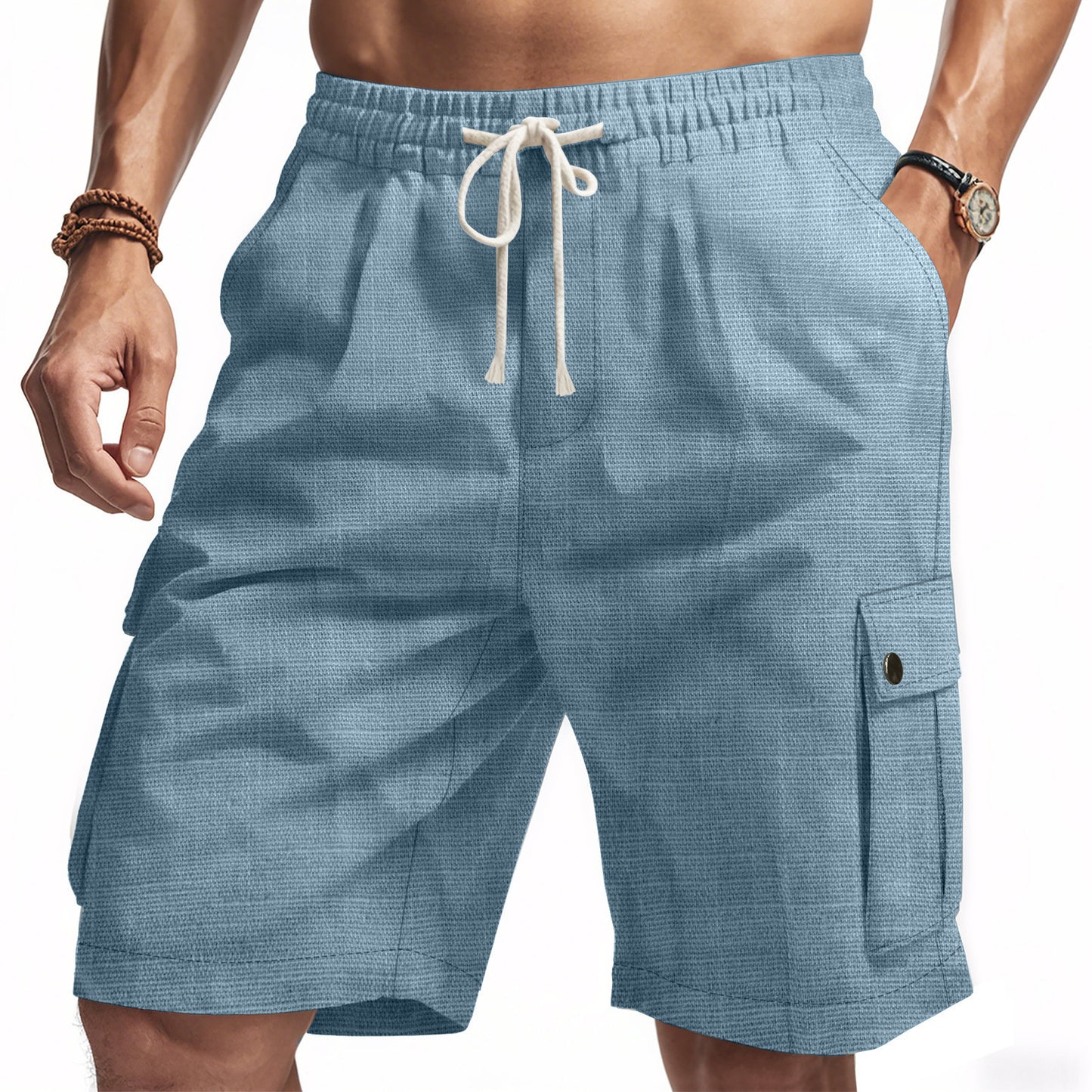 Bamboo Linen Casual Shorts