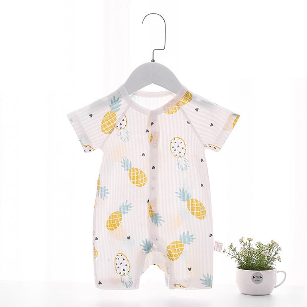 Baby Cotton Short-Sleeve Romper