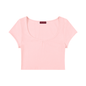 Women's Slim Cap Sleeve Crop T-Shirt