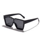 Nouvelles lunettes de soleil personnalisées à grande monture européennes et américaines, lentille monobloc, style INS, lunettes de sport