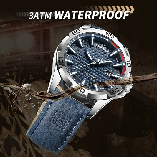NAVIFORCE Quartz Watches Leather