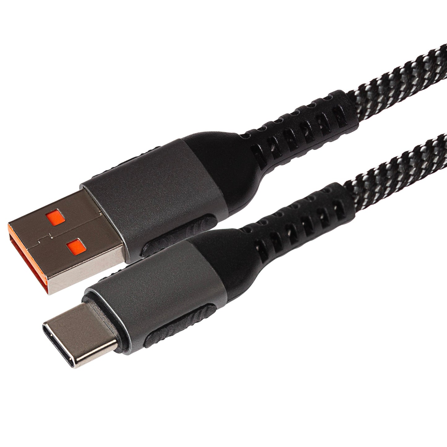 Câble tressé Maplin USB-C vers USB-A 60W - Gris