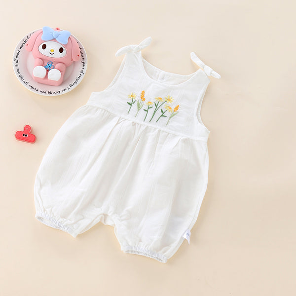 Salopette bébé fille en coton Personnalité Mode